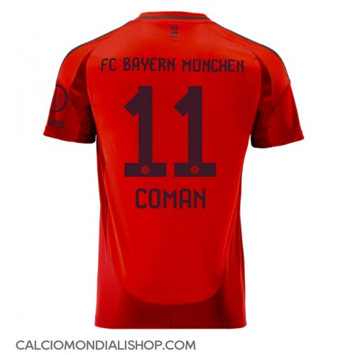 Maglie da calcio Bayern Munich Kingsley Coman #11 Prima Maglia 2024-25 Manica Corta